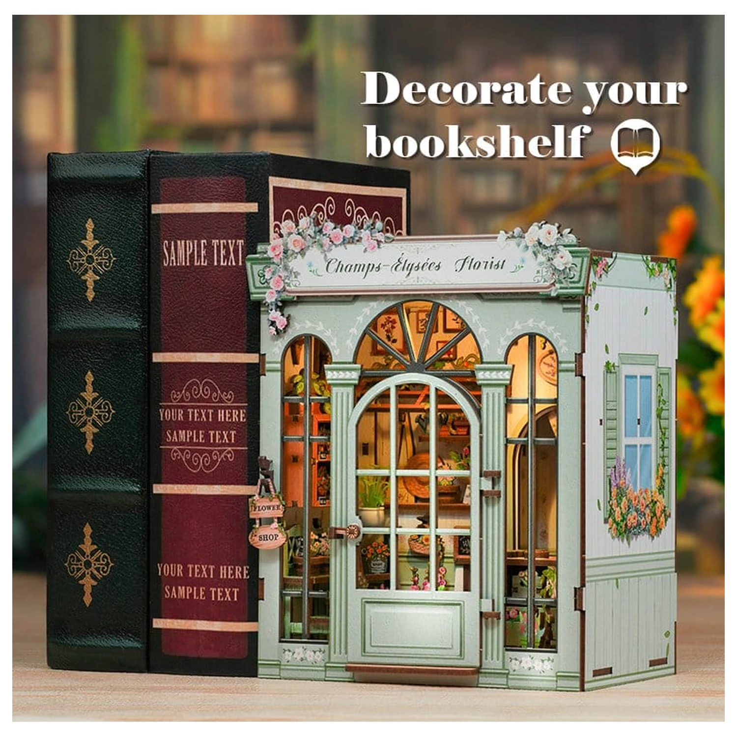 Miniature House modell készlet Champs-Élysées Florist 18 x 16 cm  termékfotó