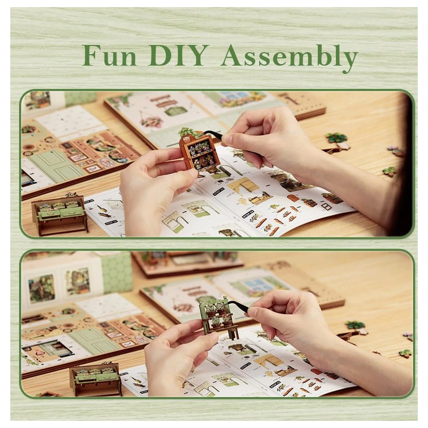 Miniature House modell készlet Champs-Élysées Florist 18 x 16 cm  termékfotó