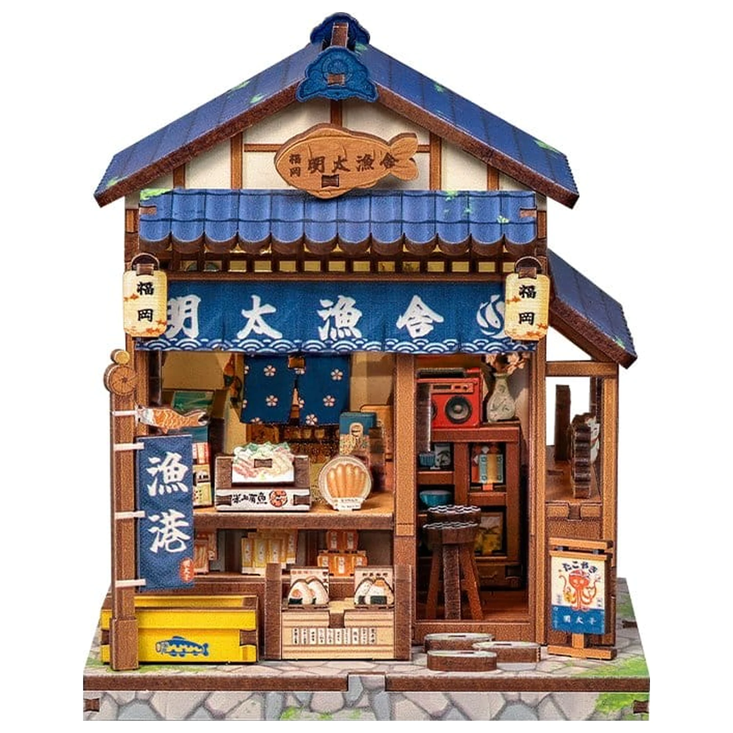 Miniature House modell készlet Fukuoka Mentaiko Kitchen 11 x 9 cm termékfotó