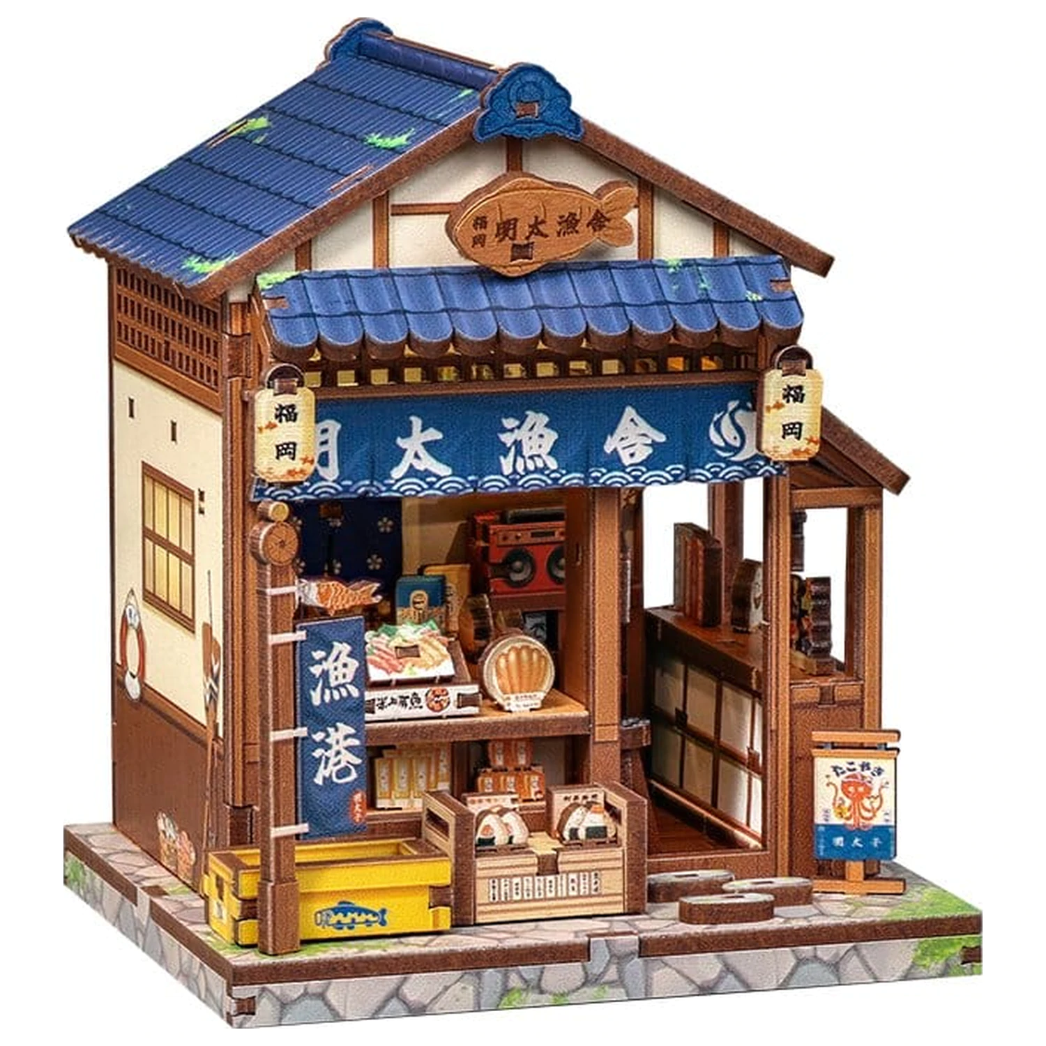 Miniature House modell készlet Fukuoka Mentaiko Kitchen 11 x 9 cm termékfotó