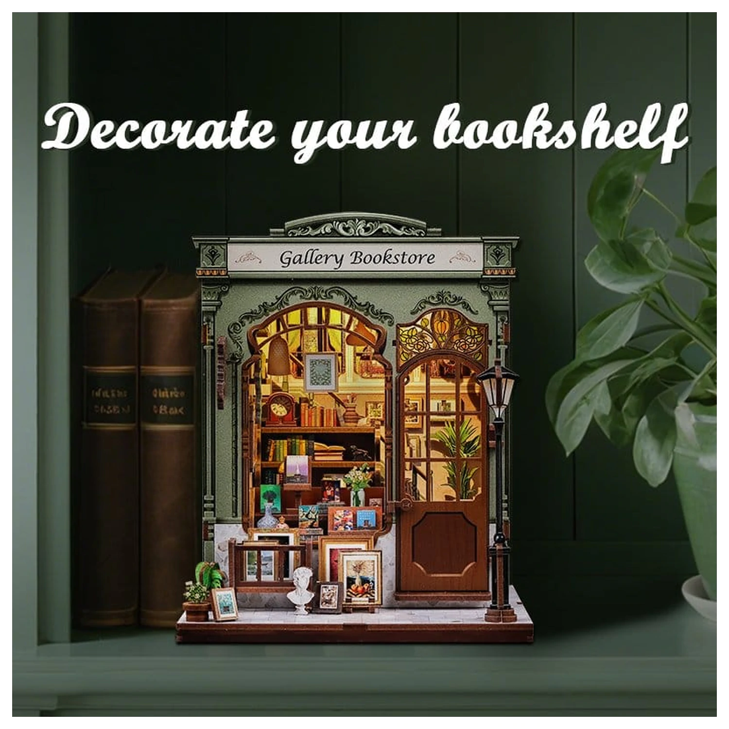 Miniature House modell készlet Gallery Bookstore 20 x 16 cm  termékfotó