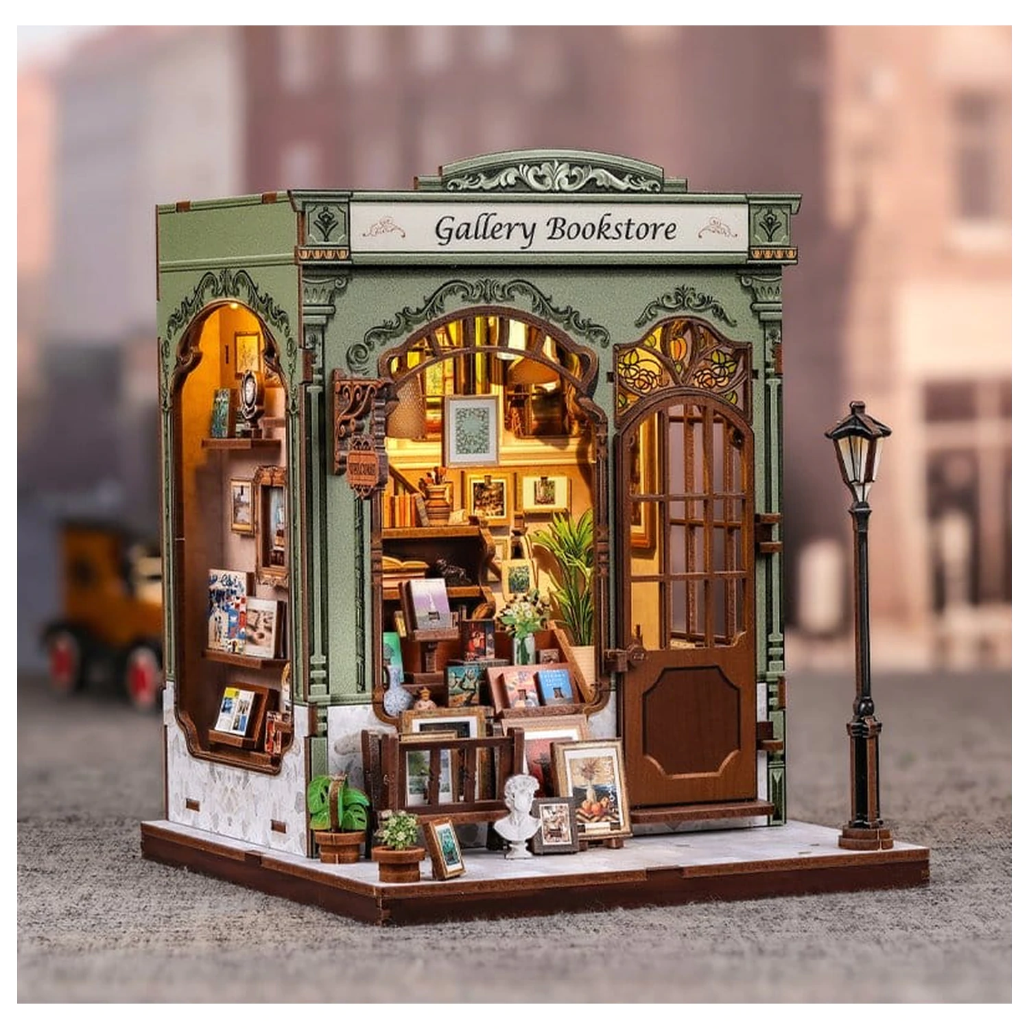 Miniature House modell készlet Gallery Bookstore 20 x 16 cm  termékfotó