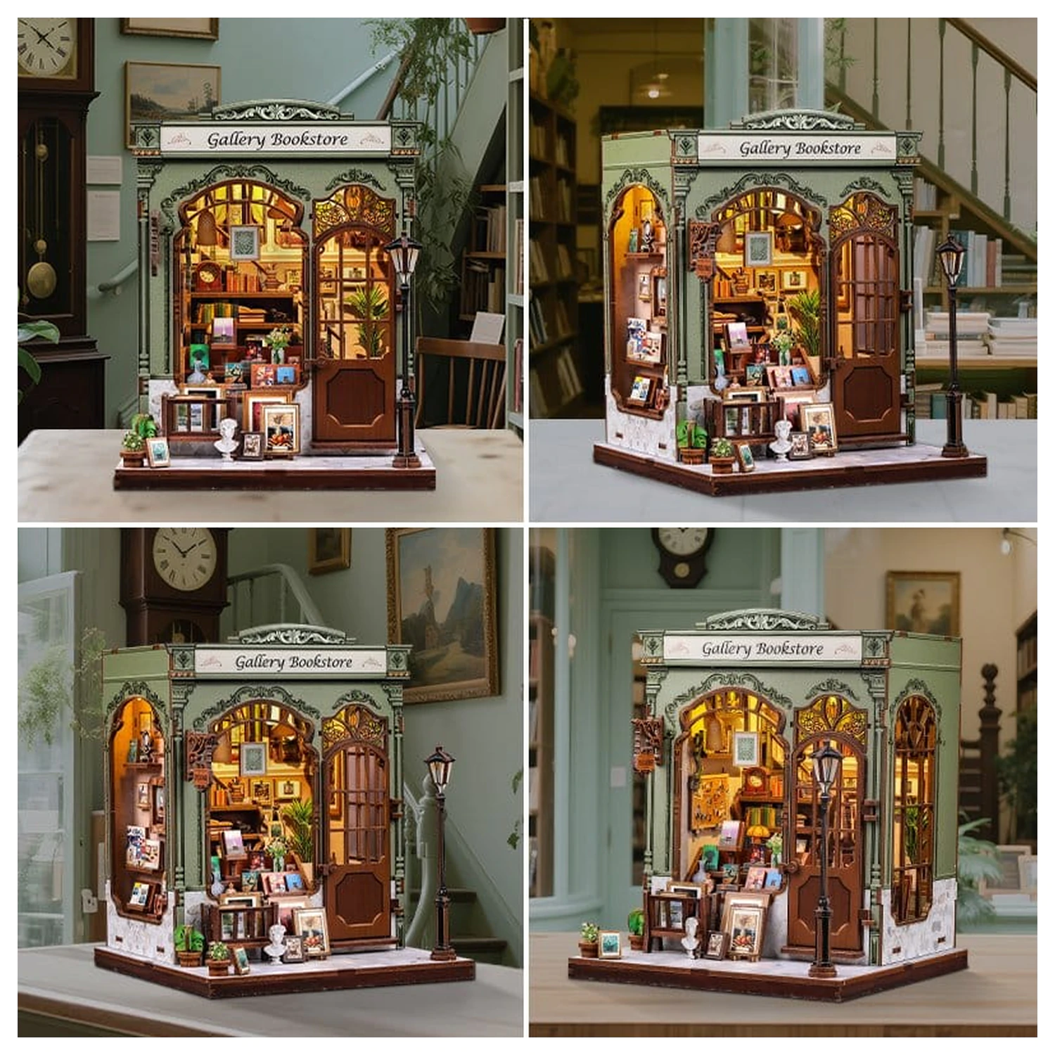 Miniature House modell készlet Gallery Bookstore 20 x 16 cm  termékfotó