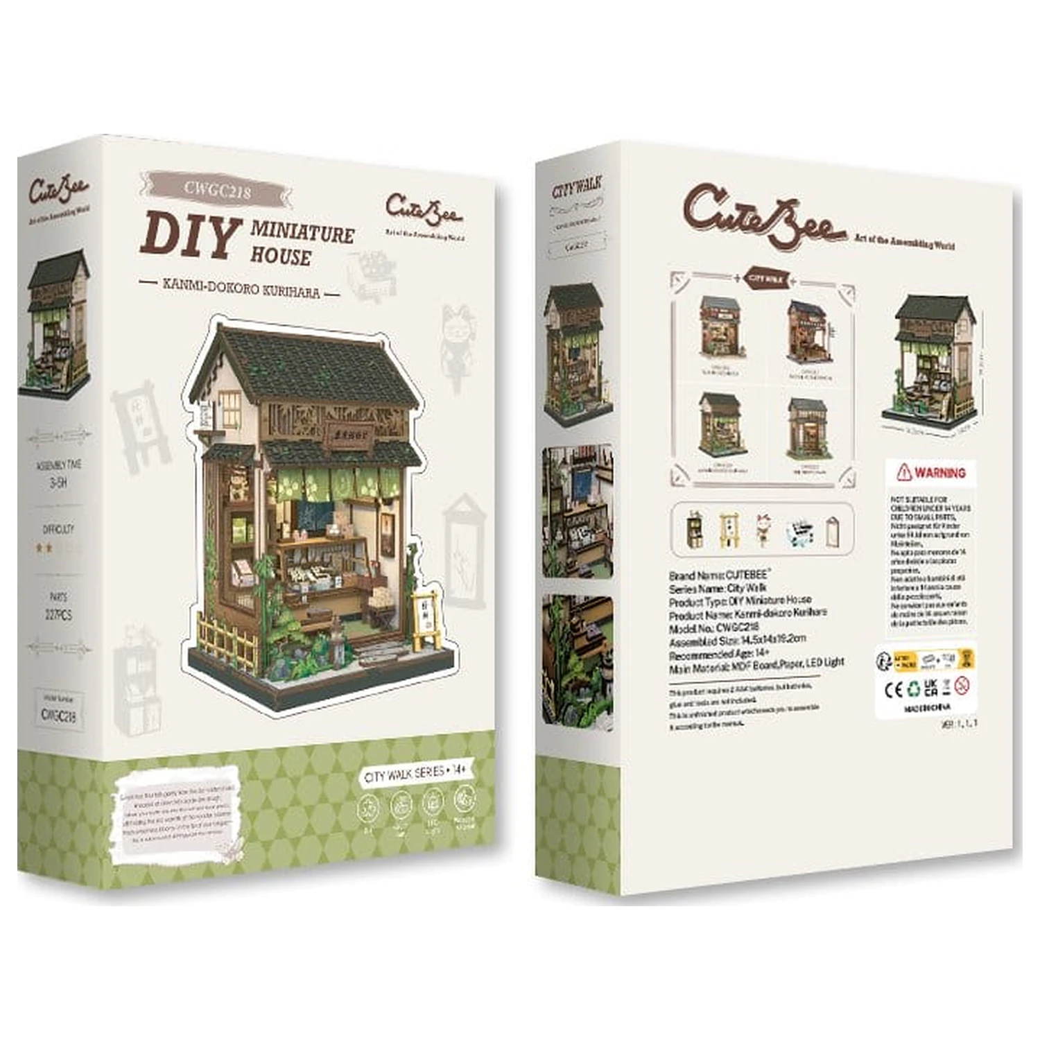 Miniature House modell készlet Kanmi-dokoro Kurihara 19 x 15 cm  termékfotó