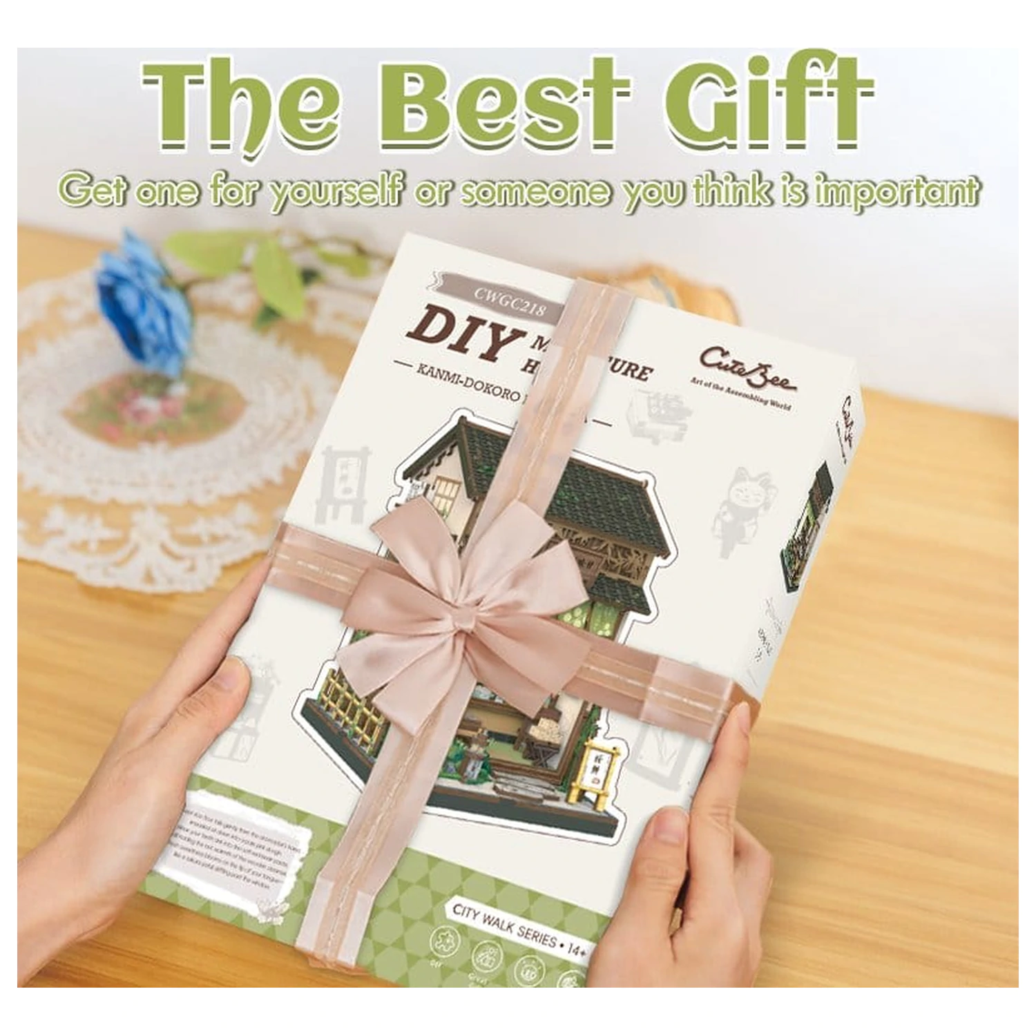 Miniature House modell készlet Kanmi-dokoro Kurihara 19 x 15 cm  termékfotó