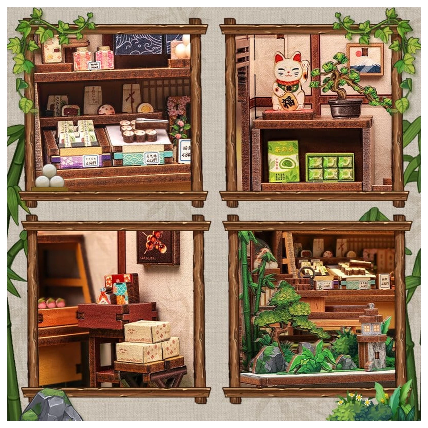 Miniature House modell készlet Kanmi-dokoro Kurihara 19 x 15 cm  termékfotó