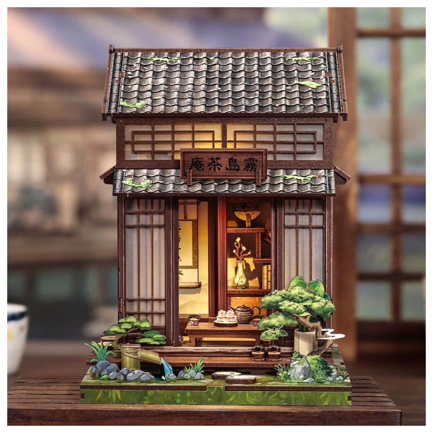 Miniature House modell készlet Kirishima Cha-an 19 x 14 cm termékfotó