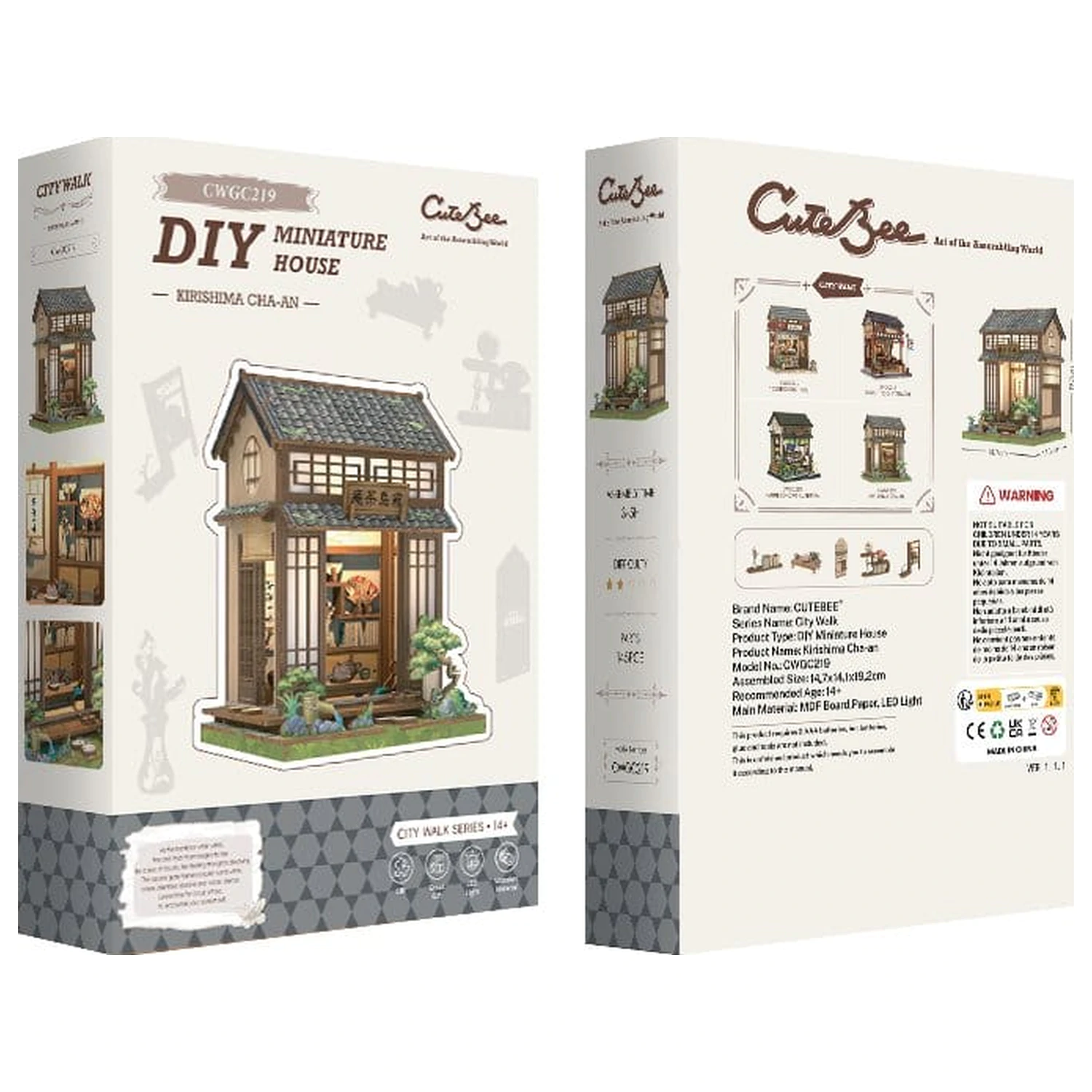 Miniature House modell készlet Kirishima Cha-an 19 x 14 cm termékfotó