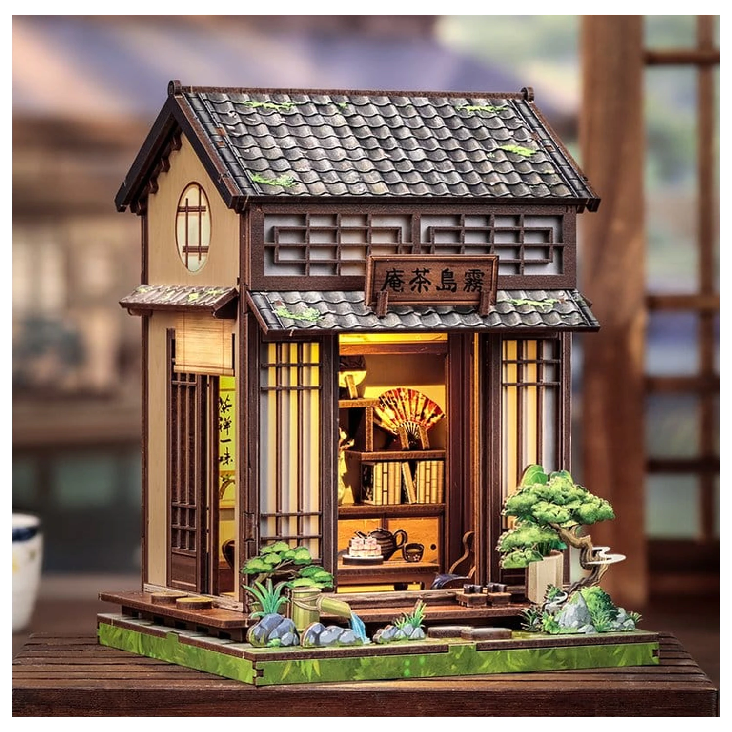 Miniature House modell készlet Kirishima Cha-an 19 x 14 cm termékfotó