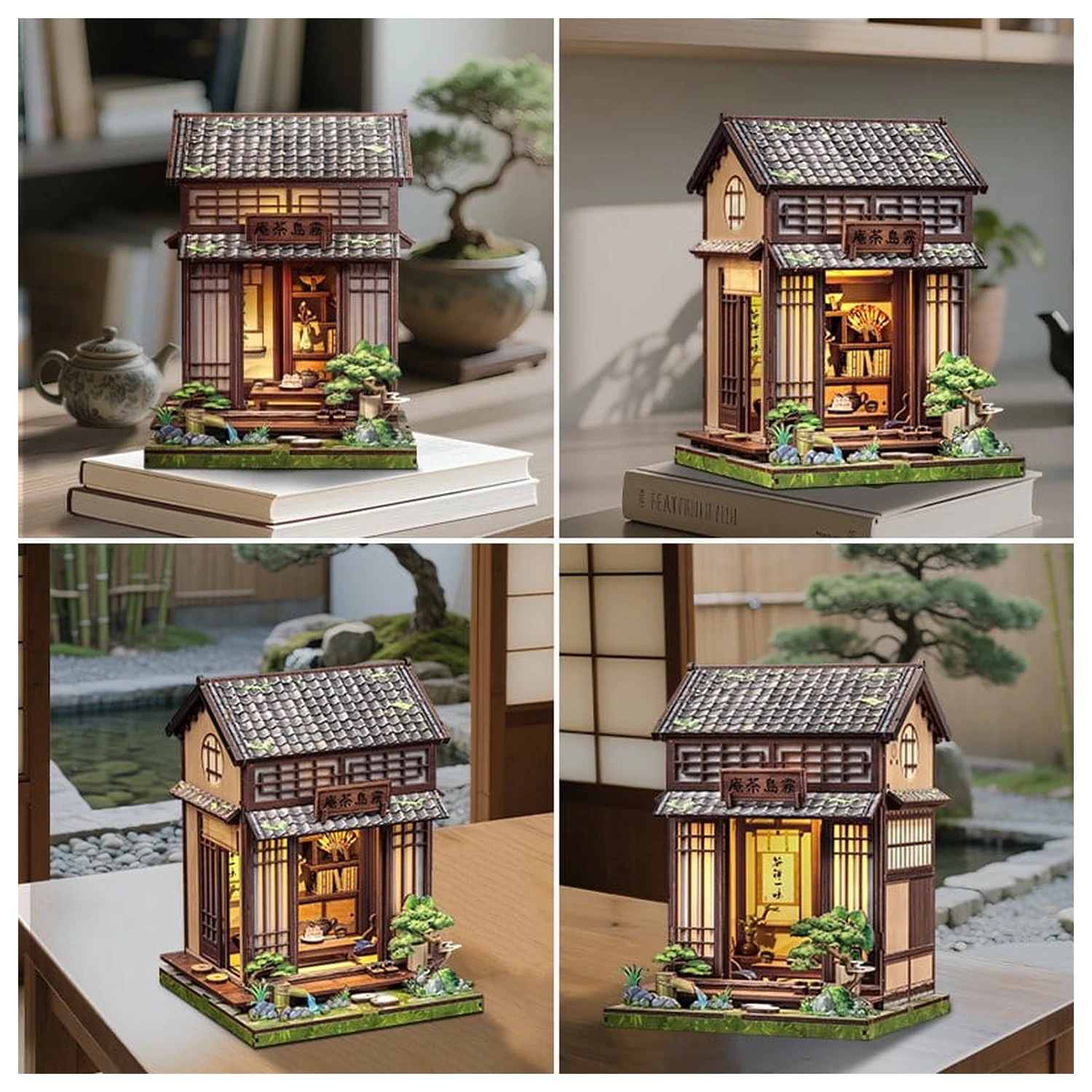 Miniature House modell készlet Kirishima Cha-an 19 x 14 cm termékfotó