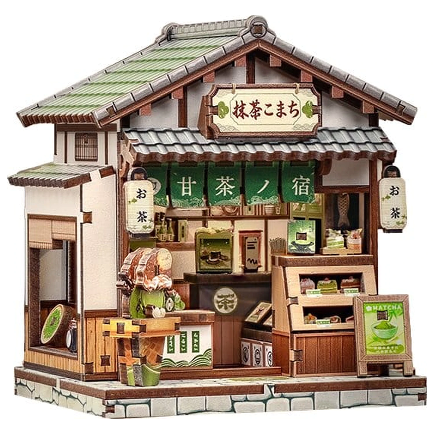Miniature House modell készlet Kyoto Matcha Cottage 11 x 9 cm termékfotó