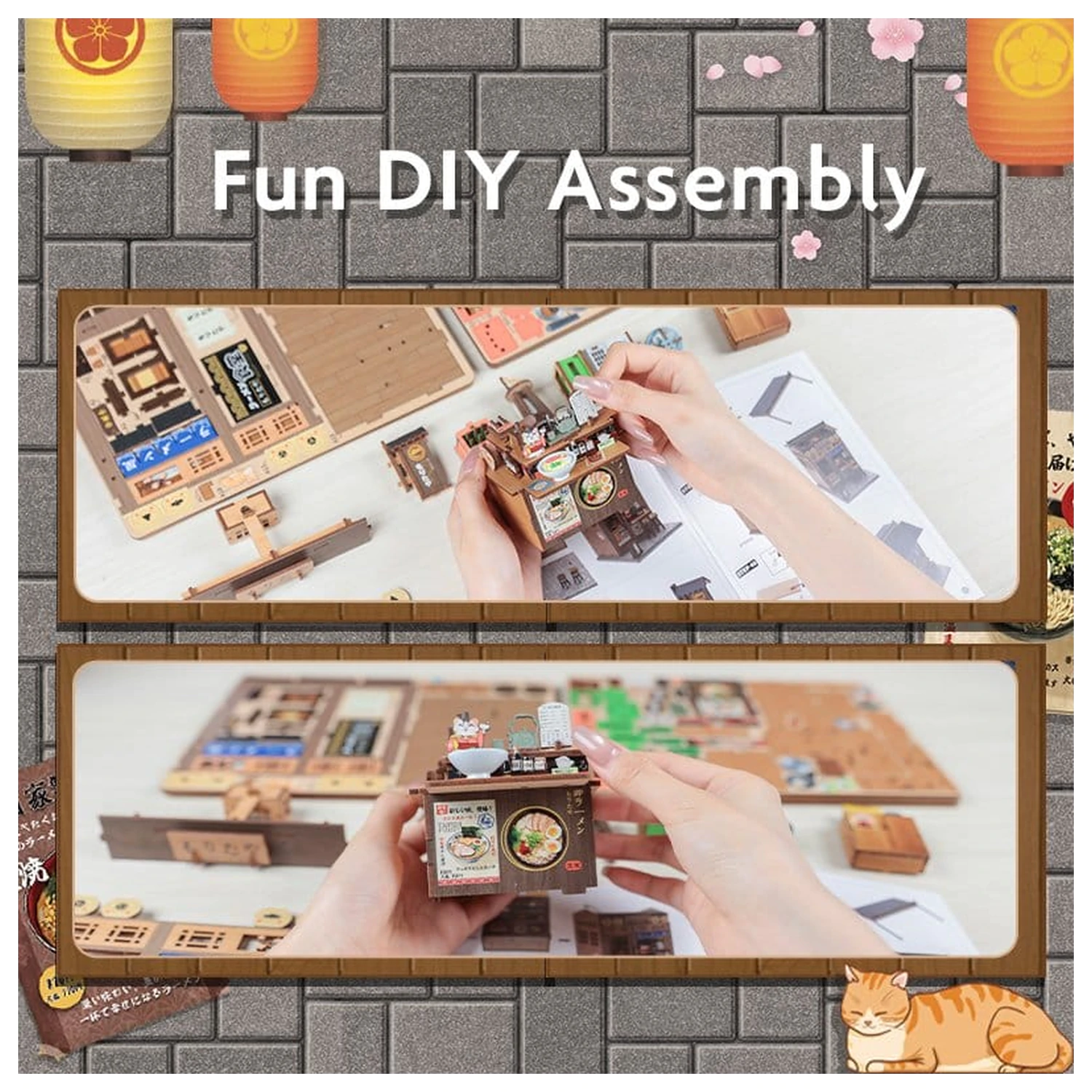 Miniature House modell készlet Morita-Ya 21 x 16 cm  termékfotó