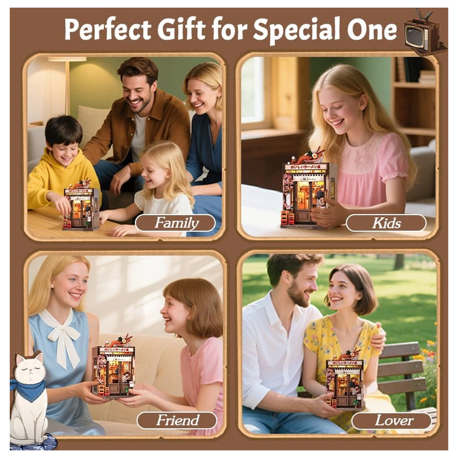 Miniature House modell készlet Oishii Kyoto 22 x 13 cm  termékfotó