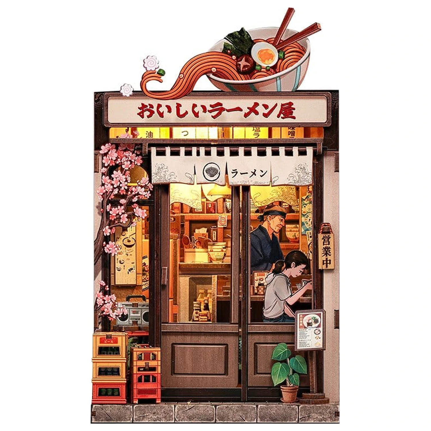 Miniature House modell készlet Oishii Kyoto 22 x 13 cm  termékfotó