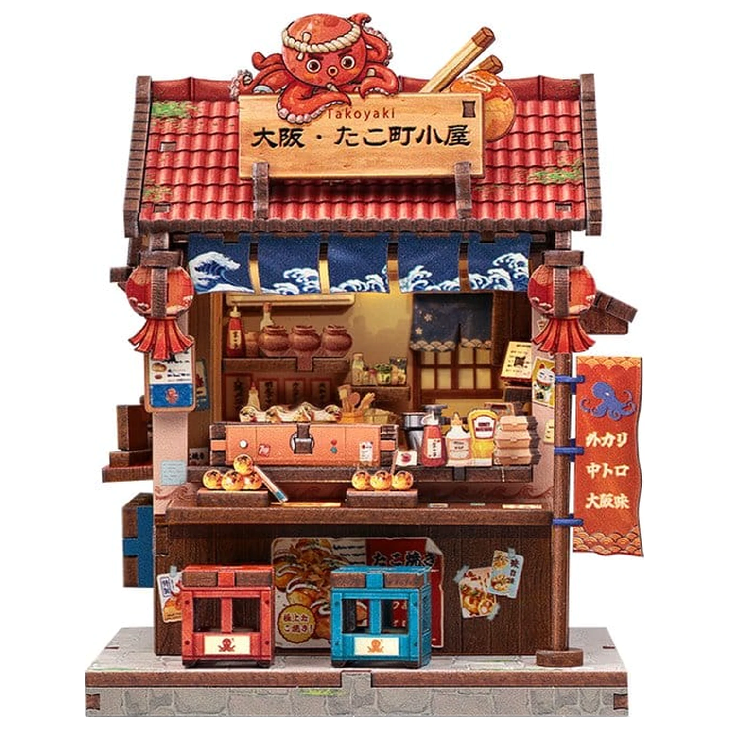 Miniature House modell készlet Osaka Takoyaki 12 x 9 cm termékfotó