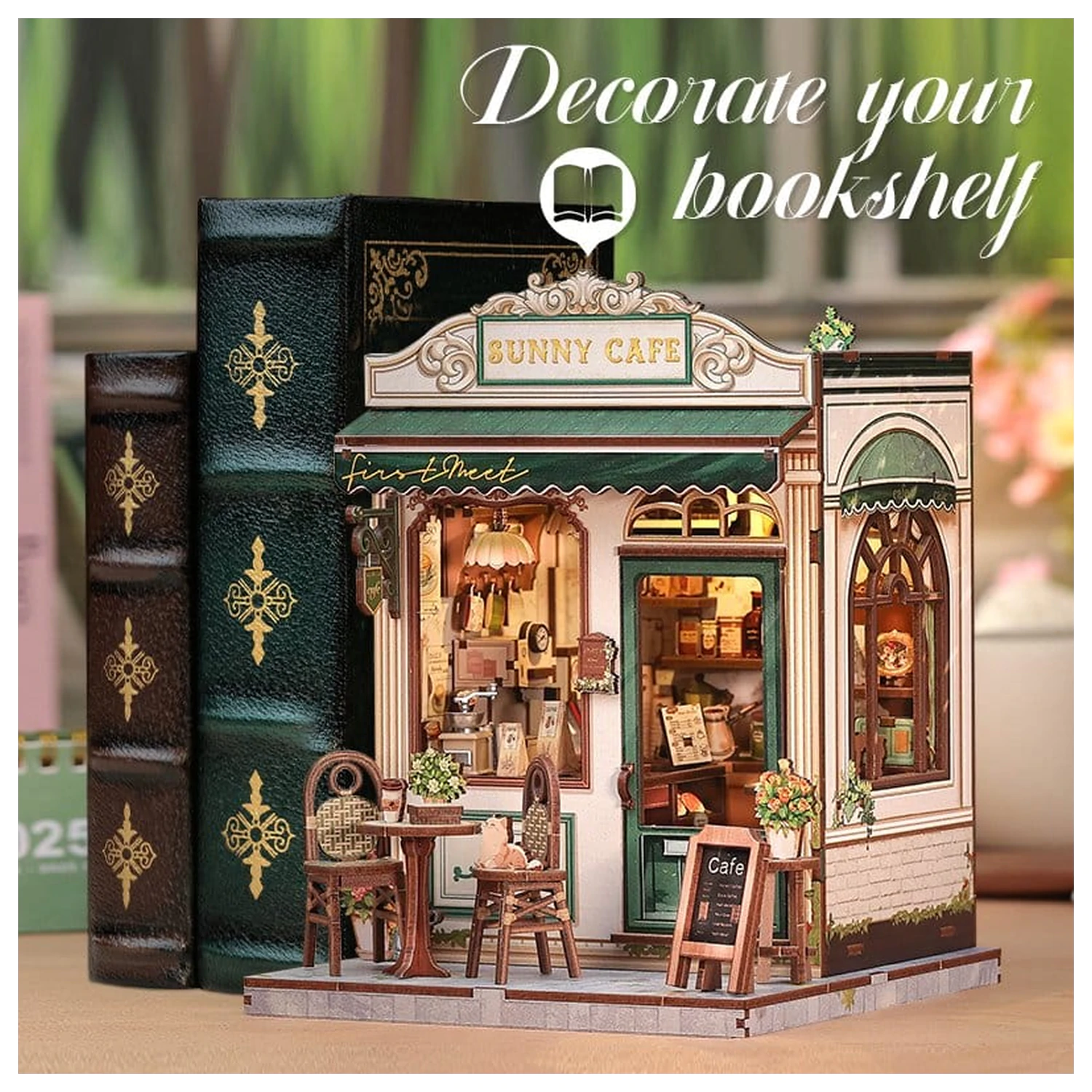Miniature House modell készlet Sunny Cafe 20 x 16 cm  termékfotó