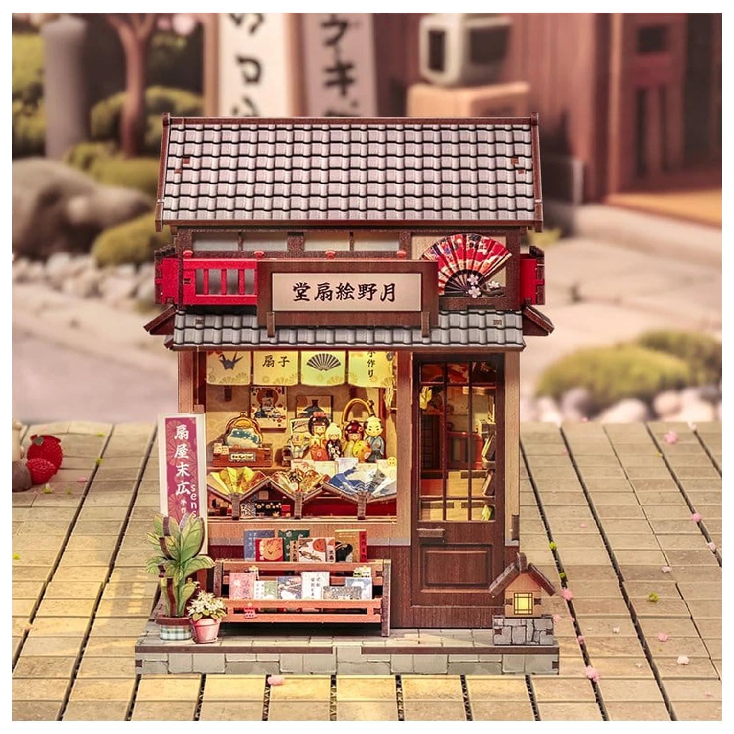Miniature House modell készlet Tsukino Eogi-dou 19 x 14 cm  termékfotó