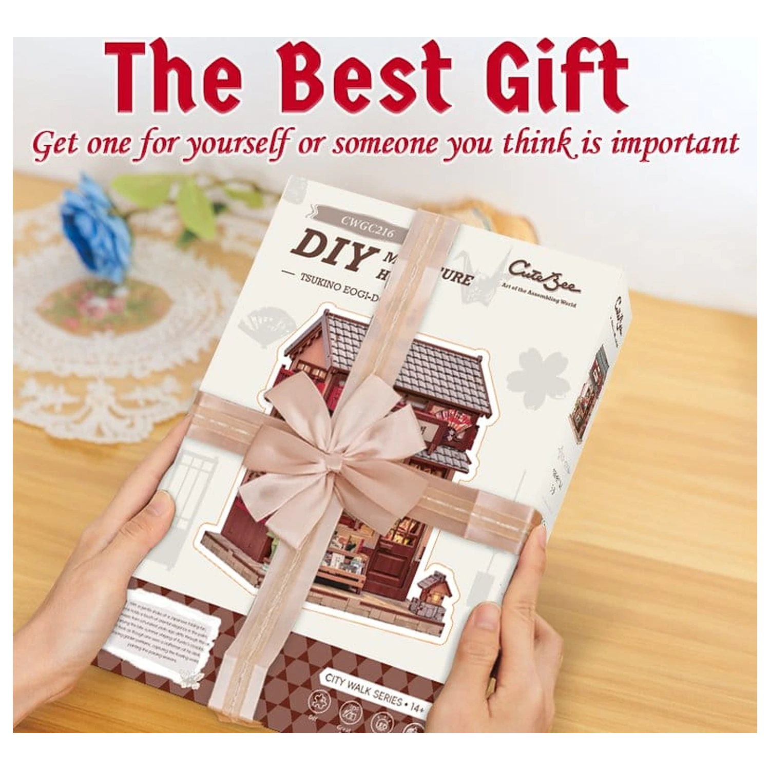 Miniature House modell készlet Tsukino Eogi-dou 19 x 14 cm  termékfotó