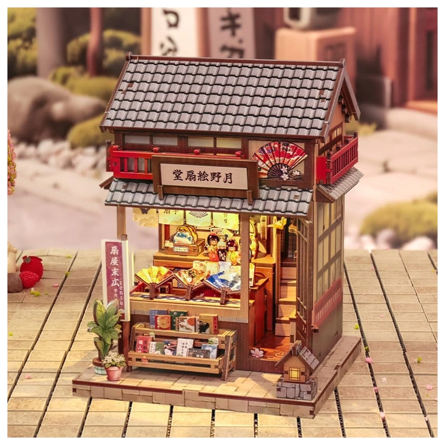 Miniature House modell készlet Tsukino Eogi-dou 19 x 14 cm  termékfotó