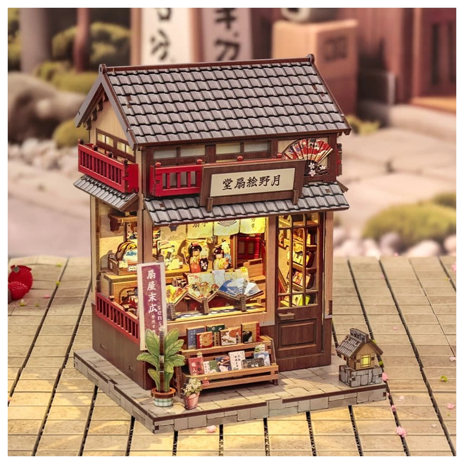 Miniature House modell készlet Tsukino Eogi-dou 19 x 14 cm  termékfotó
