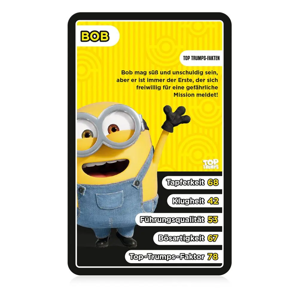 Minions 2 Card Game Top Trumps Quiz Német nyelvű kártyajáték termékfotó