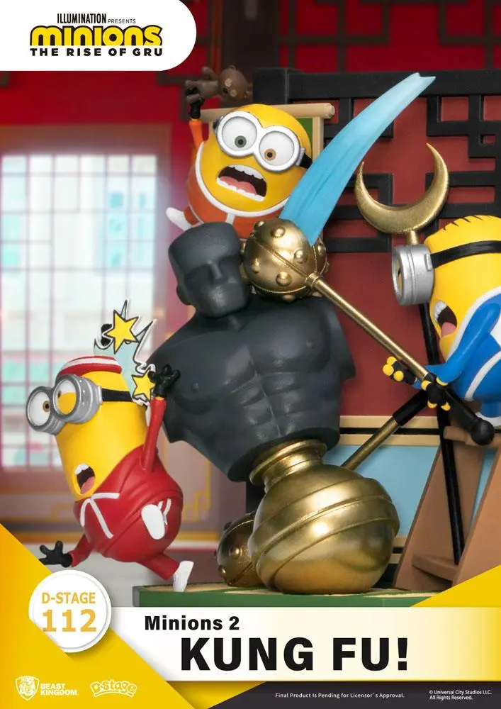 Minions 2 D-Stage Kung Fu! PVC Dioráma 15 cm termékfotó