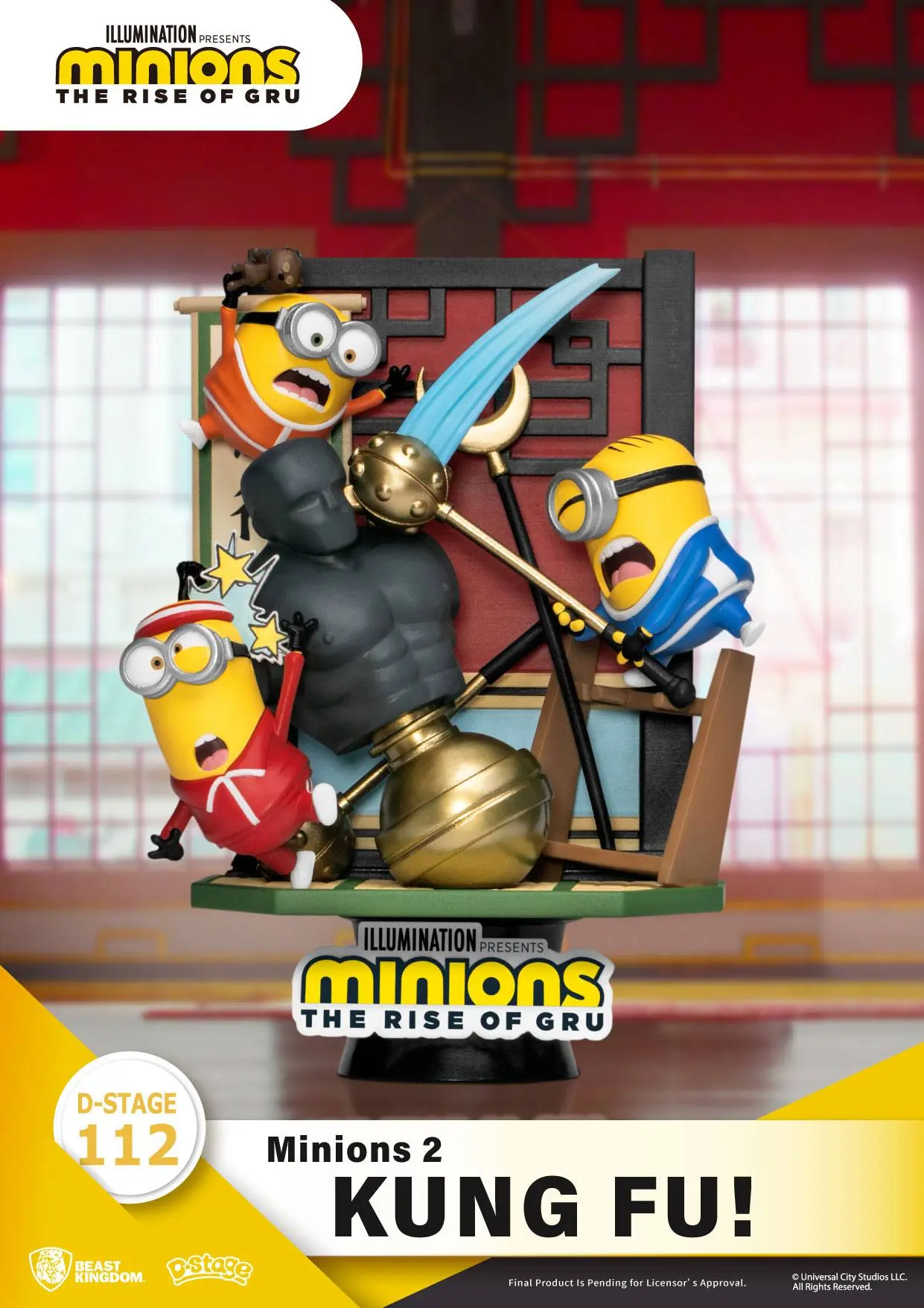 Minions 2 D-Stage Kung Fu! PVC Dioráma 15 cm termékfotó