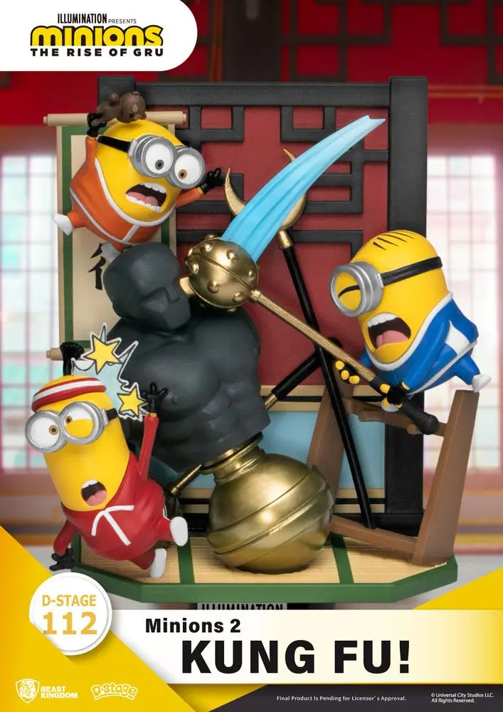 Minions 2 D-Stage Kung Fu! PVC Dioráma 15 cm termékfotó