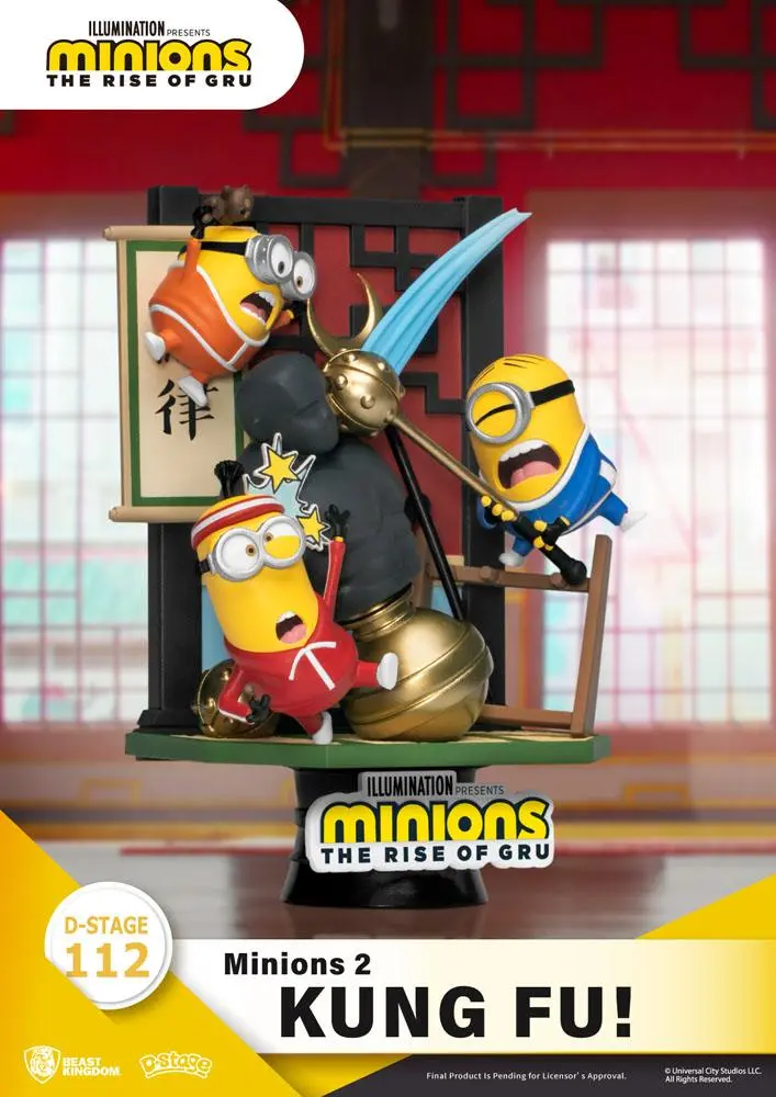 Minions 2 D-Stage Kung Fu! PVC Dioráma 15 cm termékfotó