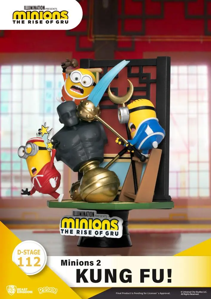 Minions 2 D-Stage Kung Fu! PVC Dioráma 15 cm termékfotó