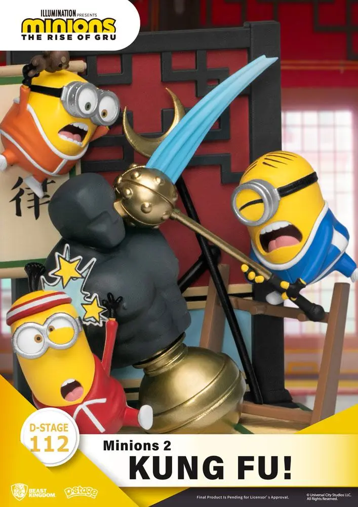 Minions 2 D-Stage Kung Fu! PVC Dioráma 15 cm termékfotó
