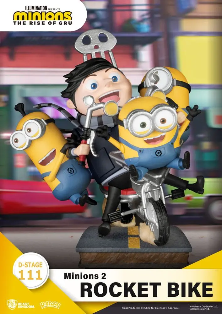 Minions 2 D-Stage Rocket Bike PVC Dioráma 15 cm termékfotó
