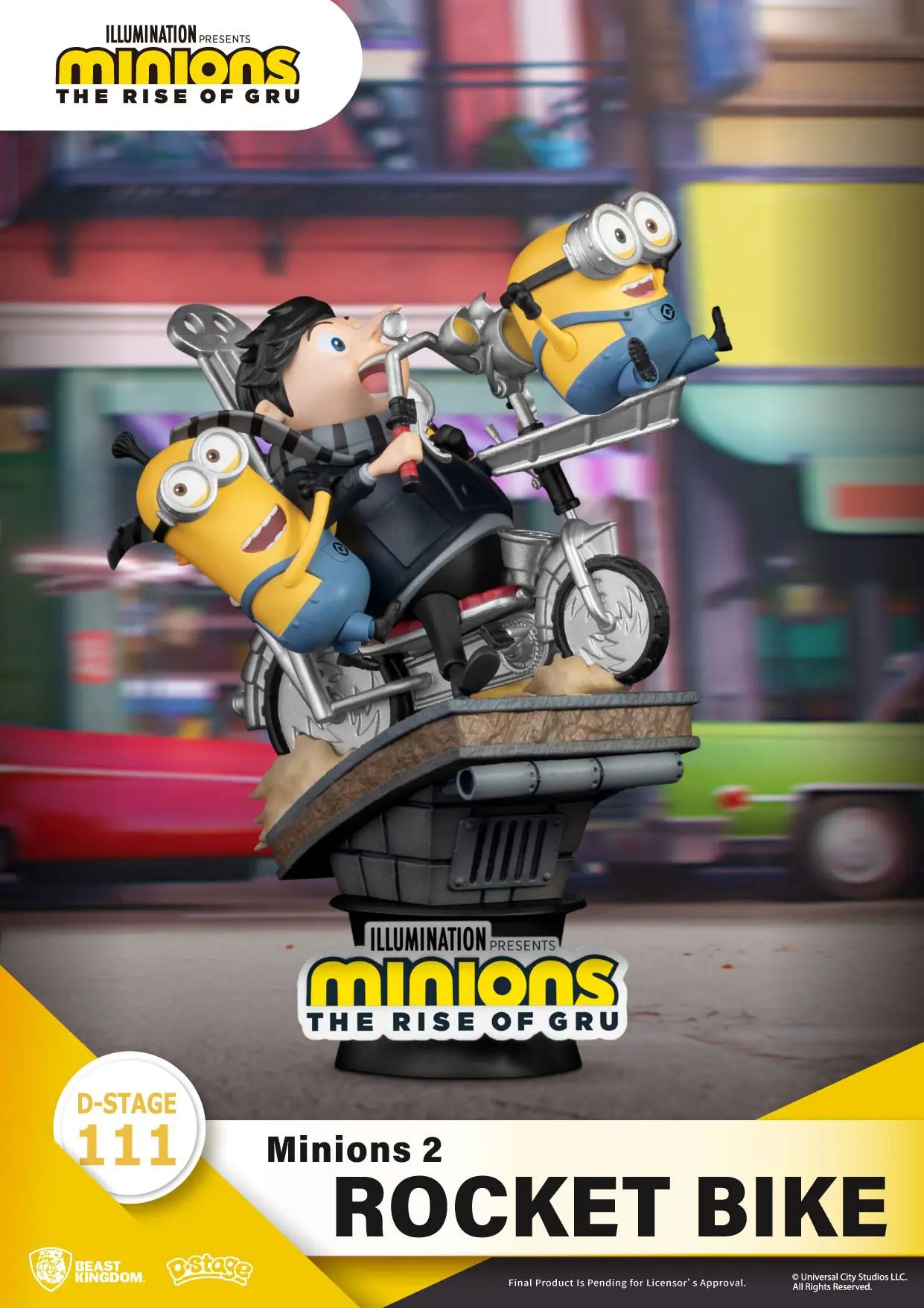 Minions 2 D-Stage Rocket Bike PVC Dioráma 15 cm termékfotó