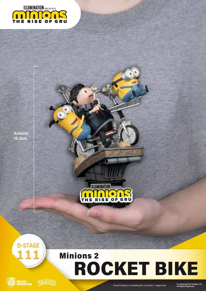 Minions 2 D-Stage Rocket Bike PVC Dioráma 15 cm termékfotó