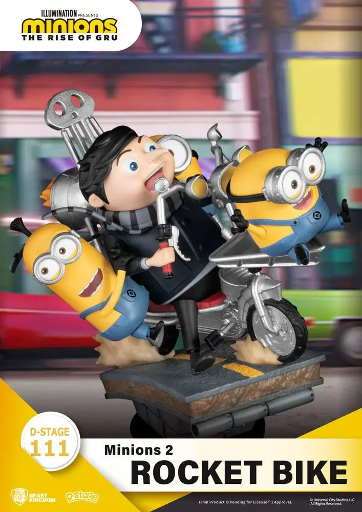 Minions 2 D-Stage Rocket Bike PVC Dioráma 15 cm termékfotó