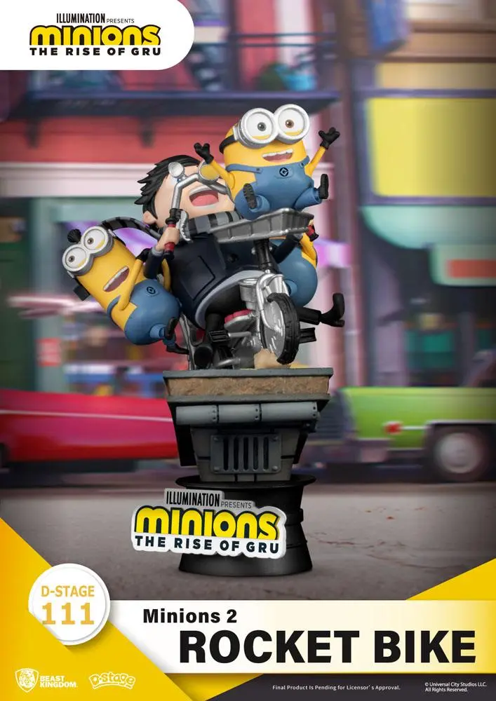 Minions 2 D-Stage Rocket Bike PVC Dioráma 15 cm termékfotó