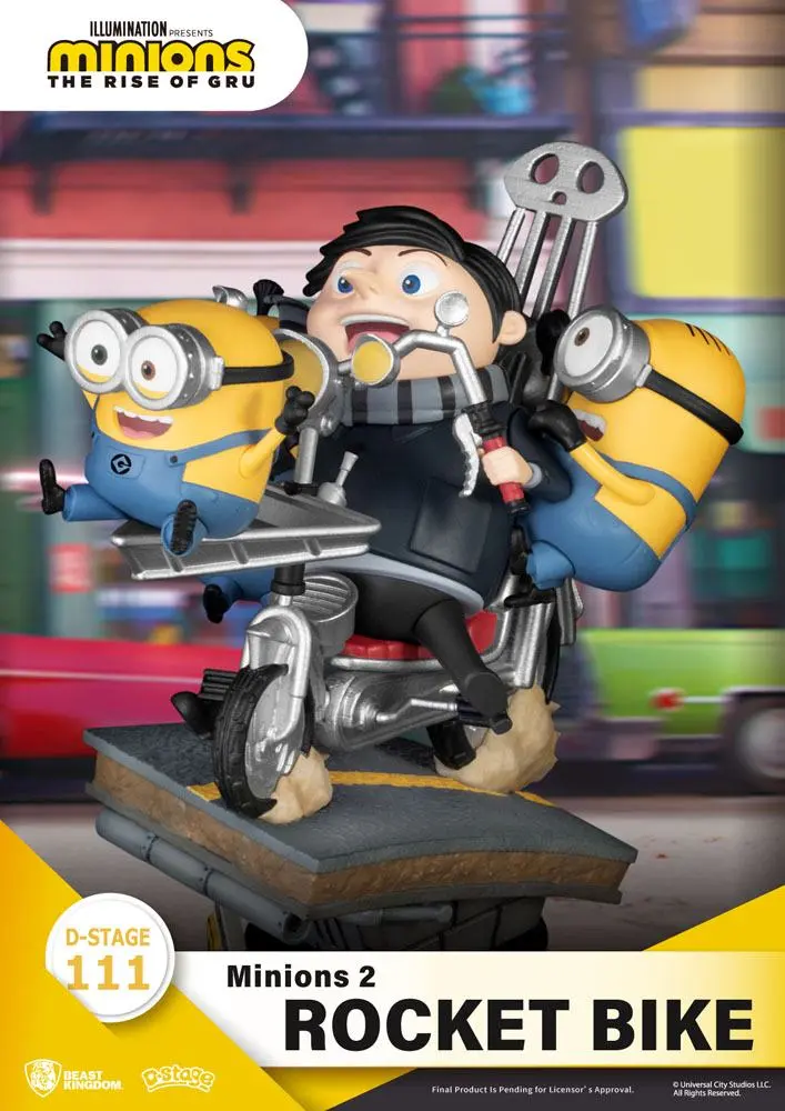 Minions 2 D-Stage Rocket Bike PVC Dioráma 15 cm termékfotó