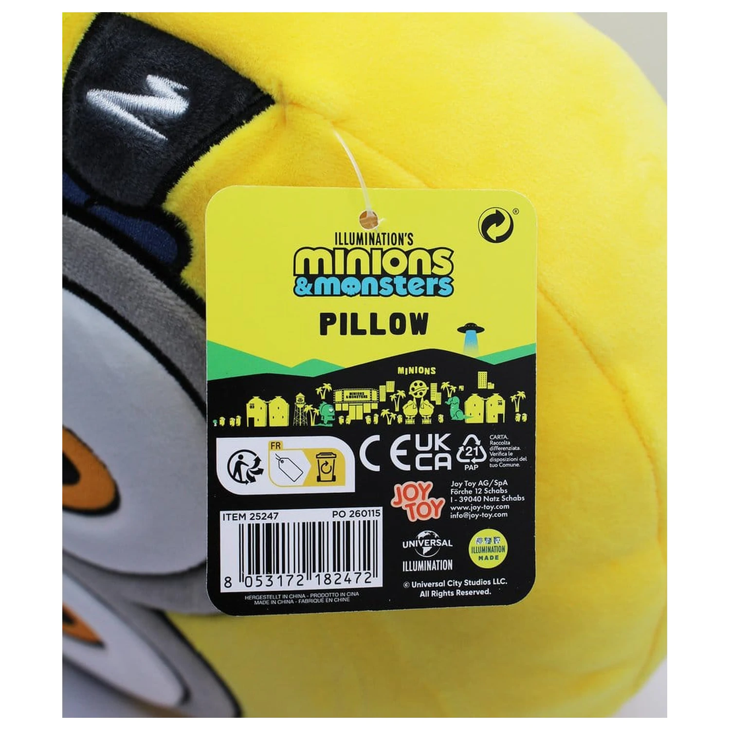 Minions 3 plüss párna 30x10x30 cm termékfotó