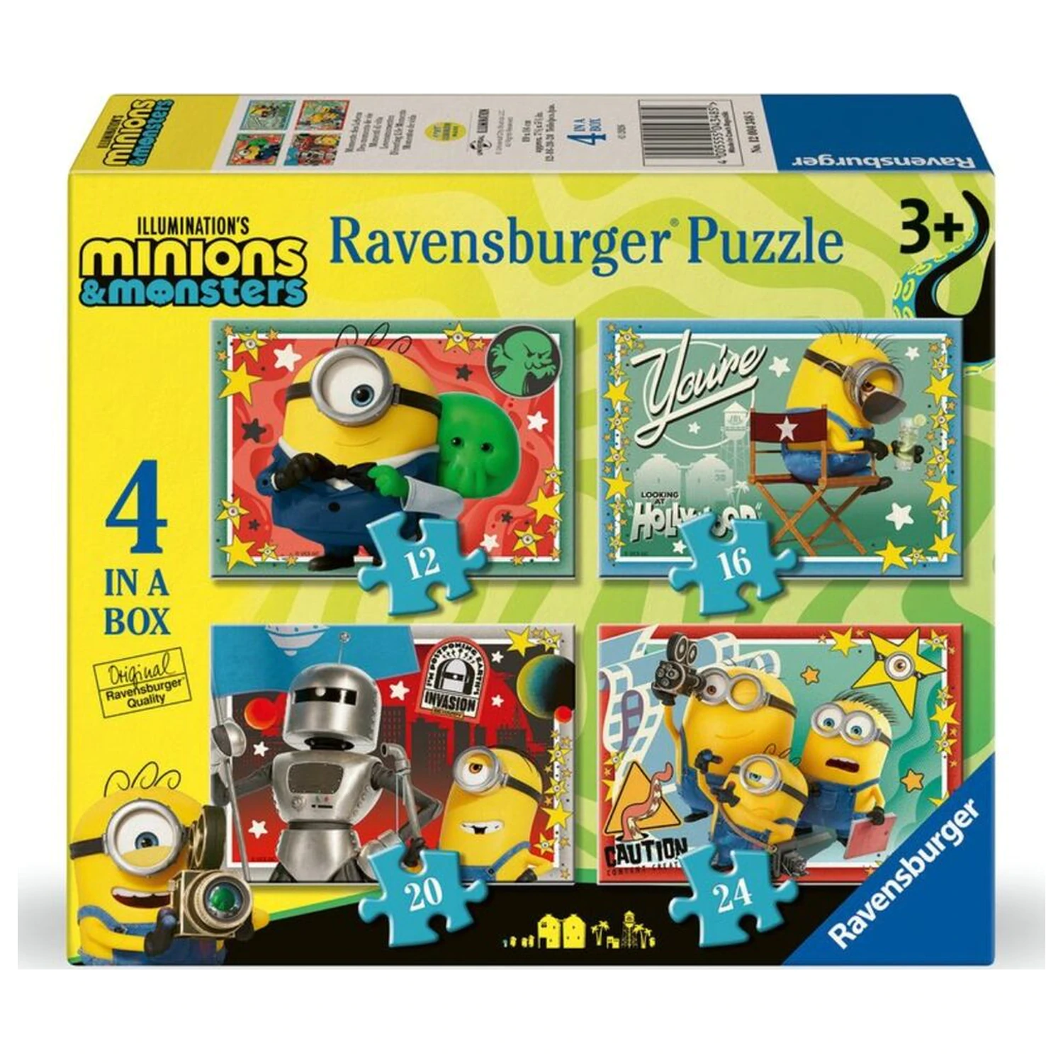 Minions 3 puzzle 12-16-20-24db-os termékfotó