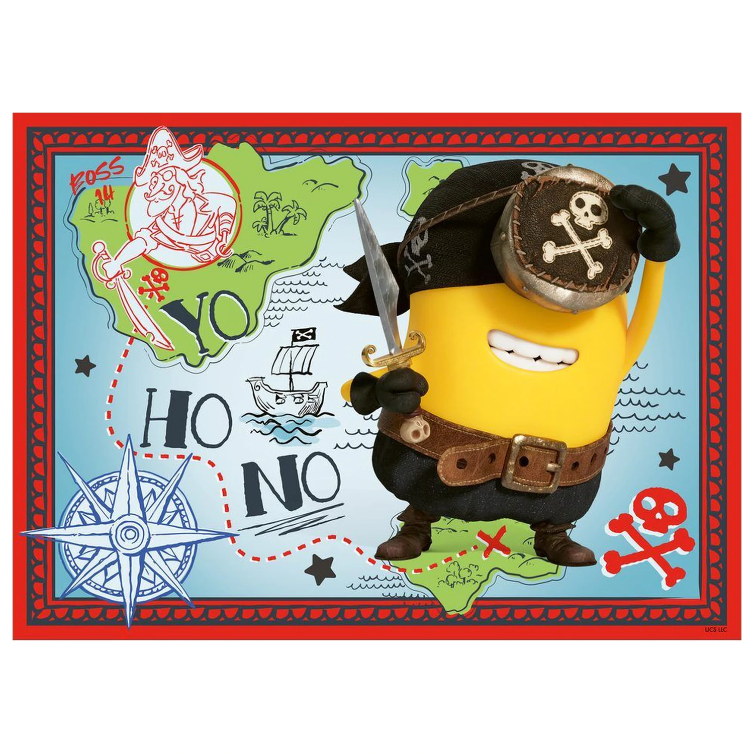 Minions 3 puzzle 4x100db-os termékfotó