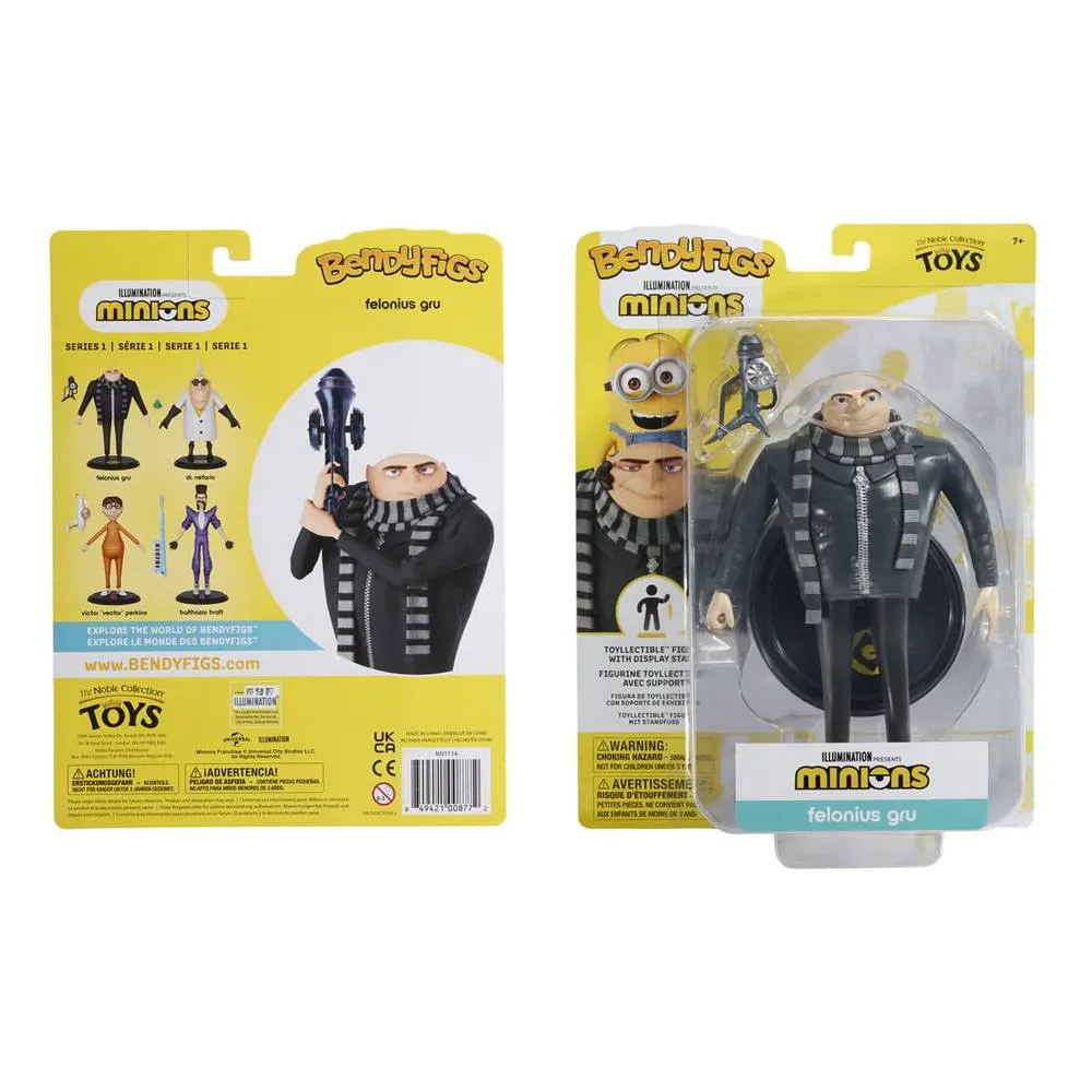 Minions Bendyfigs Bendable figura Gru 16 cm termékfotó