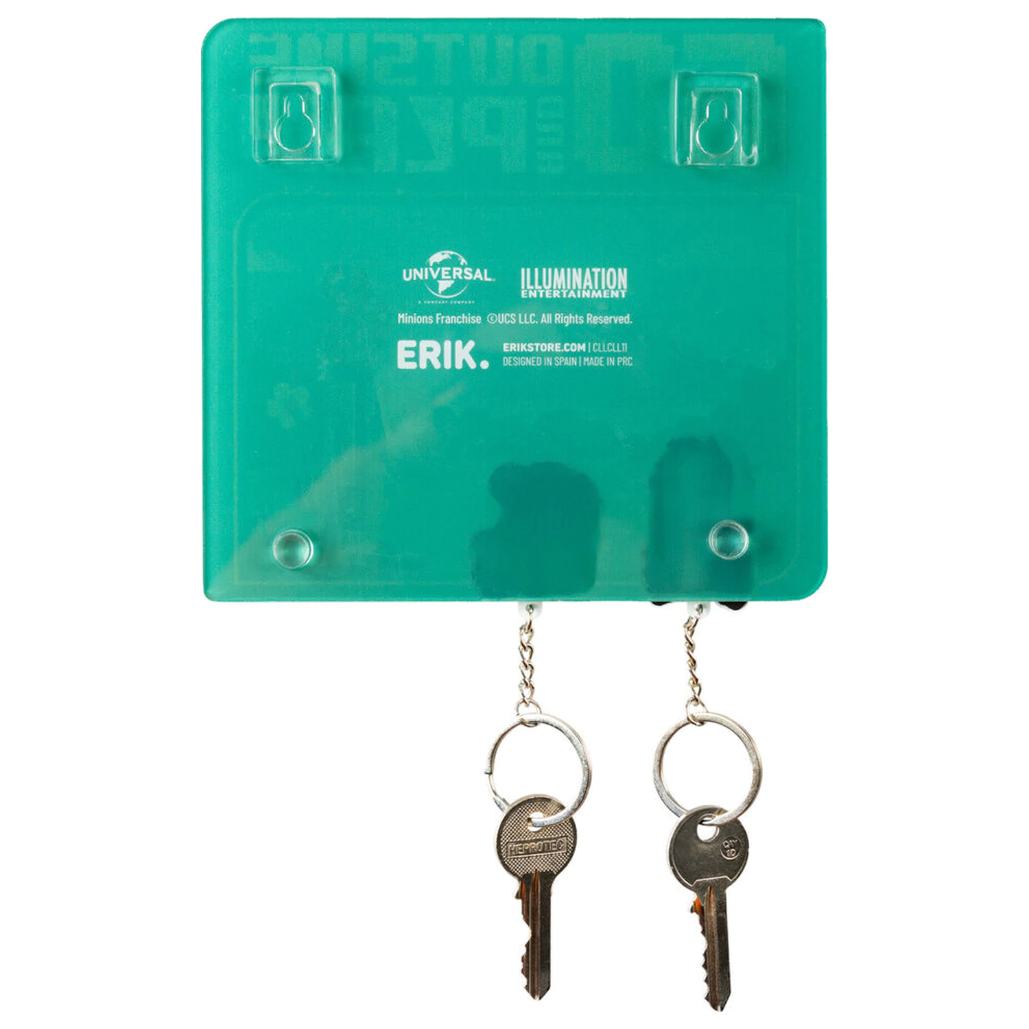 Minions fali kulcstartó 2 db kulcstartóval termékfotó