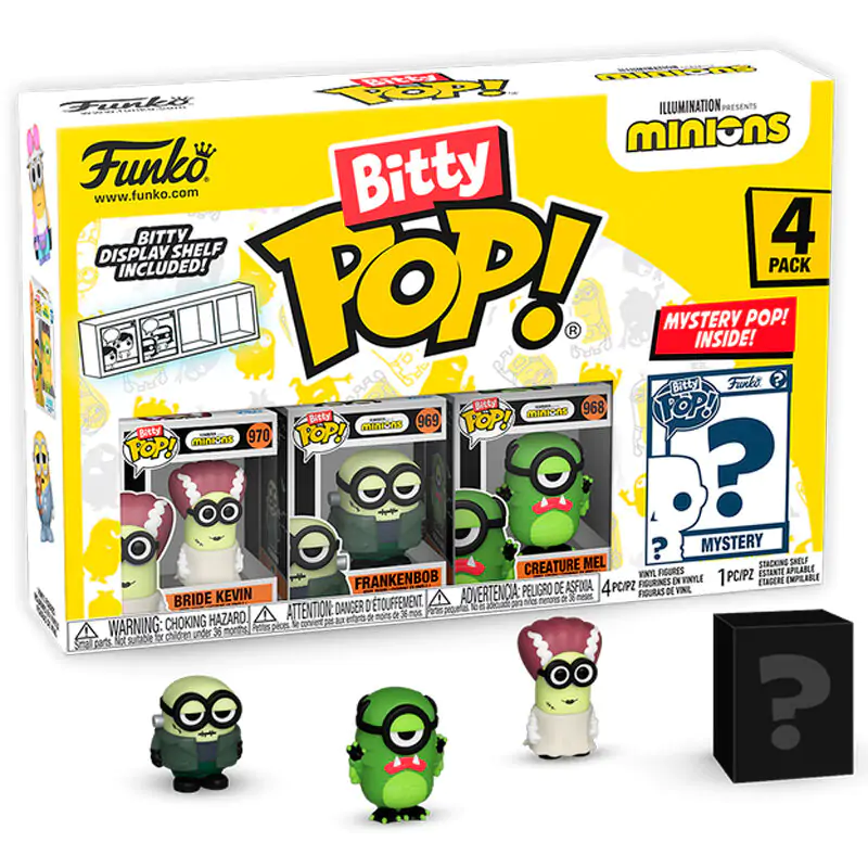 Minions Bitty Funko POP! Vinyl Figure 4-Pack Frankenbob 2,5 cm termékfotó