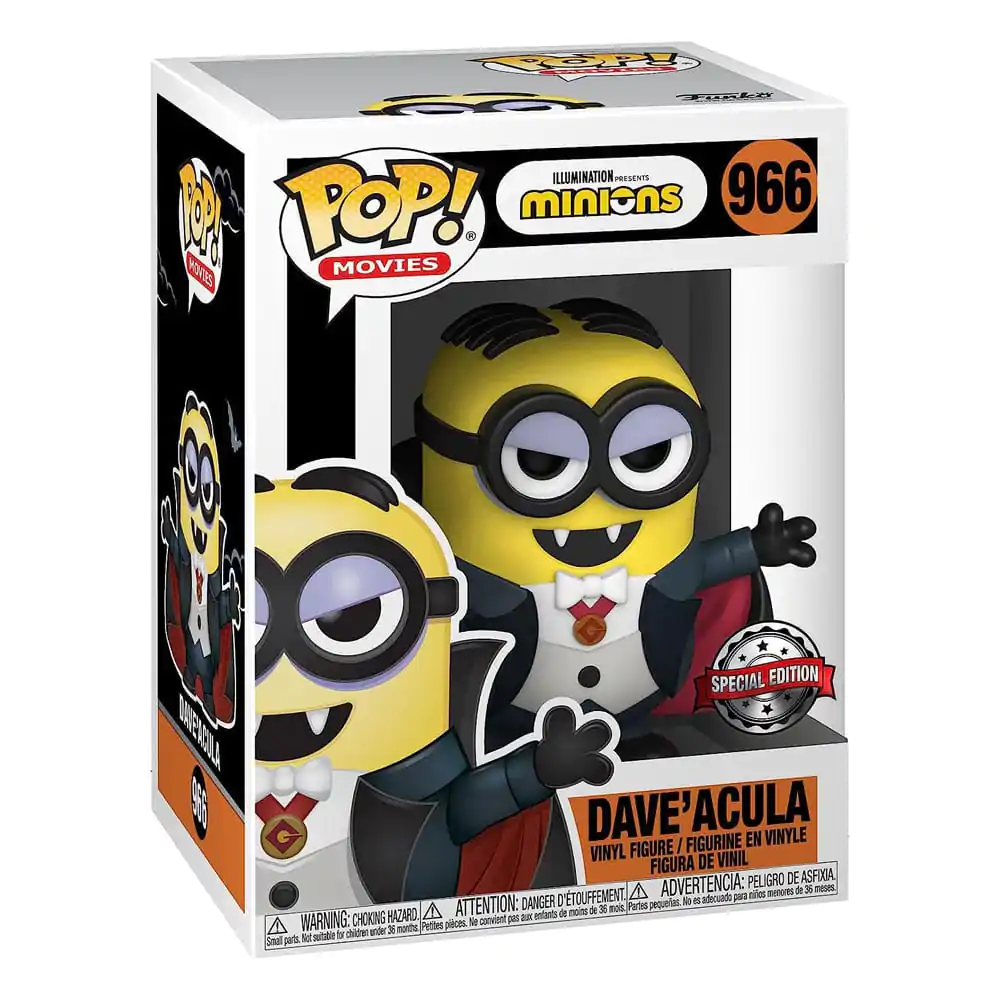 Minions Funko POP! Movies Vinyl figura Dave'acula Exkluzív 9 cm termékfotó