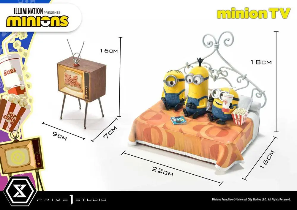 Minions Minions TV  szobor figura 18 cm termékfotó