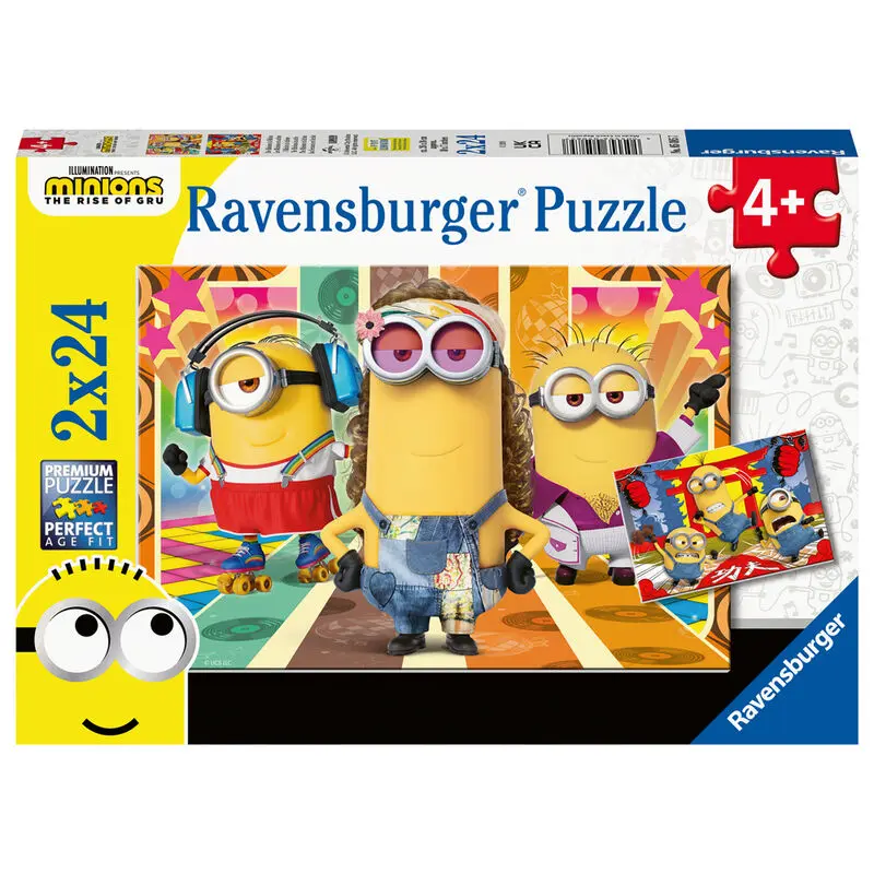 Minions puzzle 2x24db-os termékfotó