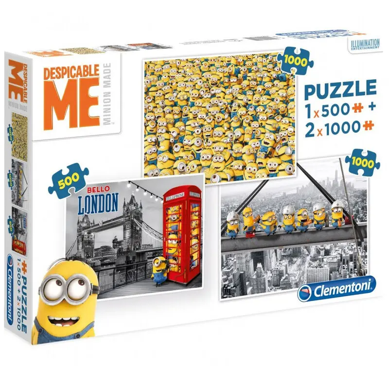 Minions puzzle 500+1000+1000db-os termékfotó