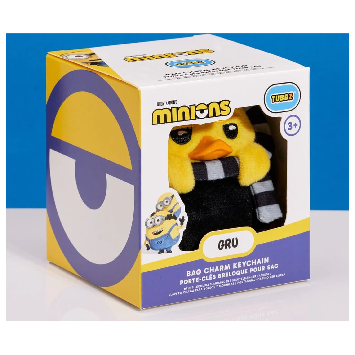 Minions Tubbz cipzárdísz/táskadísz Gru termékfotó