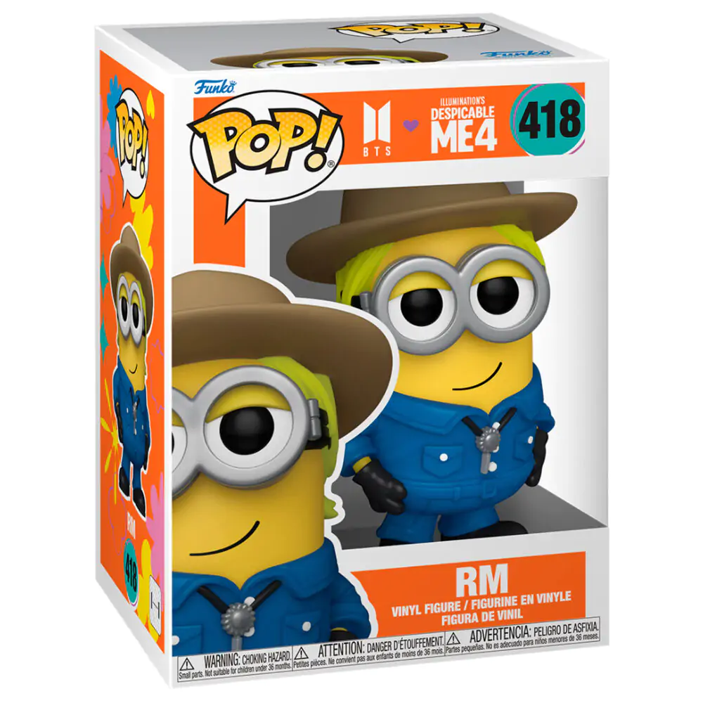 Minions x BTS Funko POP! Rocks Vinyl figura RM 9 cm termékfotó