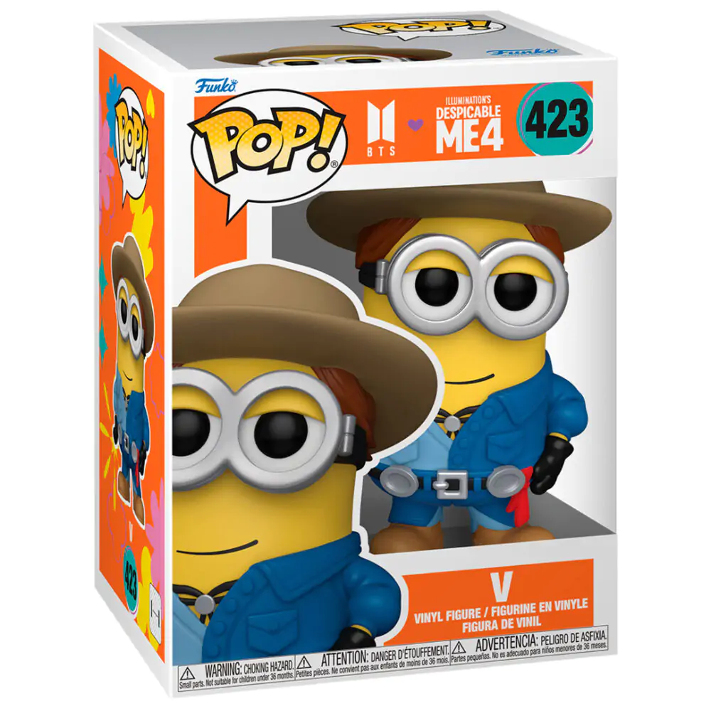 Minions x BTS Funko POP! Rocks Vinyl figura V 9 cm termékfotó